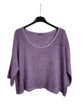TOP 3791 90% COTTON 10% LINEN: MOUTARDE