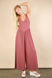 NP70810-Casual Ribbed Knit Sleeveless Jumpsuit: BLACK / S-M-L/2-2-2