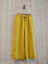 REF 64016 BASIC LINEN TROUSERS 100%: BEIGE