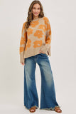 MID-RISE WIDE-LEG FRAYED HEM DENIM JEANS: DENIM BLUE / Contemporary / M