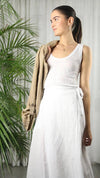 REF 6088 100% LINEN SKIRT: Blank