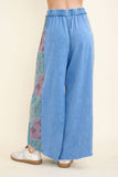 MineralWash Paisley Cropped pants HP5849 : Sugar Rose / S-M-L / 2-2-2