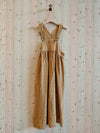 REF 72202 100% LINEN CHEST STYLE DRESS: White