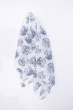 Light Printed Small Pattern Neck Scarf: Paisley
