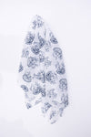 Light Printed Small Pattern Neck Scarf: Star