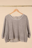 TOP 3791 90% COTTON 10% LINEN: Mole