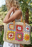 Crochet Bag: NATURAL MULTI / OS