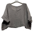 18415 TOP IN LINEN SPRING SUMMER CLOTHING: MOLE