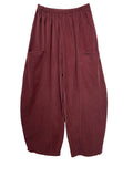 28403 CORDUROY PANTS, 100% COTTON: OLIVE