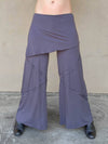 Wide Leg Panel Pants: Brass / L