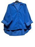 48902 FINE-WALE CORDUROY SHIRT: CHOCO