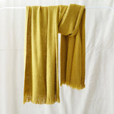 BIBEK Unisex Banana Yarn Scarf: Twilight Green