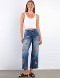 Meadow Kiss Jeans: Shine Blue / 28