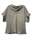 3408 LINEN BLOUSE: Beige