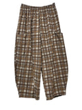 28403 CORDUROY PANTS WITH POCKETS, 100% COTTON: Black