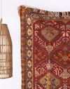 Moroccan Oasis Boho Rug Large Area Rug Home Décor - Red/Grey