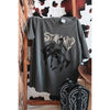 STAY WILD WESTERN GRAPHIC OVERSIZED TEE: ESPRESSO / OS