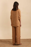 100% Linen Trousers REF. 5105: White