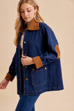 DENIM BARN JACKET: MEDIUM WASH / M