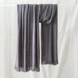 BIBEK Unisex Banana Yarn Scarf: Natural Beige