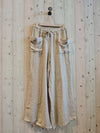 REF 6507 100% LINEN TROUSERS TWO POCKETS: PISTACHIO
