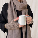 VARGA Unisex Banana Yarn Wristwarmers: Twilight Green