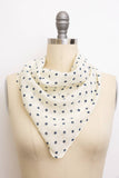 Light Printed Small Pattern Neck Scarf: Paisley