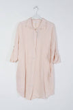 Short Dresses in 100% Linen REF. 197: Duck Green / Unique