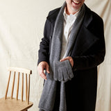 DEV Luxury Merino Mens Gloves: Navy Blue
