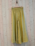 REF 30201 WIDE LEG LINEN PANTS 100%: CAMEL