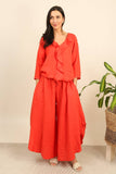 Linen trousers REF. 4850 (30633): Camel