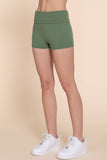 Yoga Short Short Pants: Olv-True Olive / S