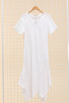 100% Linen Dress REF. 3647: Khaki