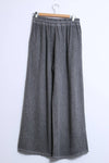 Bootcut Cotton Linen Pants 2 Pockets 20532: 50% linen - 50% cotton / Green / One size