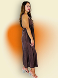 REF 72202 100% LINEN CHEST STYLE DRESS: White