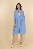 1142 SPRING SUMMER CLOTHING LINEN JACKET: MUSTARD