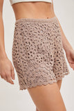 CROCHET SHORTS: MUSHROOM / M