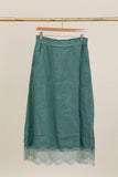 Linen Skirt REF. 80126: Taupe