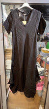 100% Linen Dress REF. 3647: Khaki