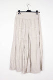 100% linen trousers REF.30235: Light Grey / Unique