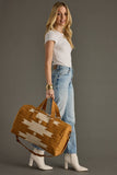 Camel & Cream Aztec Duffel