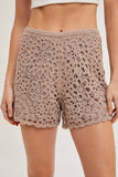 CROCHET SHORTS: MUSHROOM / S