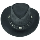 Arizona Leather Hats for Men & Women Cowboy western style: Redish / L
