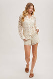 CROCHET SHORTS: MUSHROOM / L