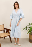 Linen dress REF. 72341: Wasabi