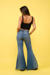 FLARE JEANS S80469: MEDIUM DENIM / SMALL