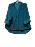 48902 FINE-WALE CORDUROY SHIRT: MARINE
