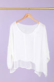 61113 100% COTTON SWEATER: KAKI