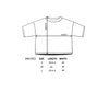 FLOWER POWER GRAPHIC CROP TEE: IVORY / S-M-L(2-2-2)
