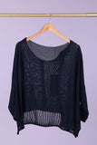 61113 100% COTTON SWEATER: KAKI